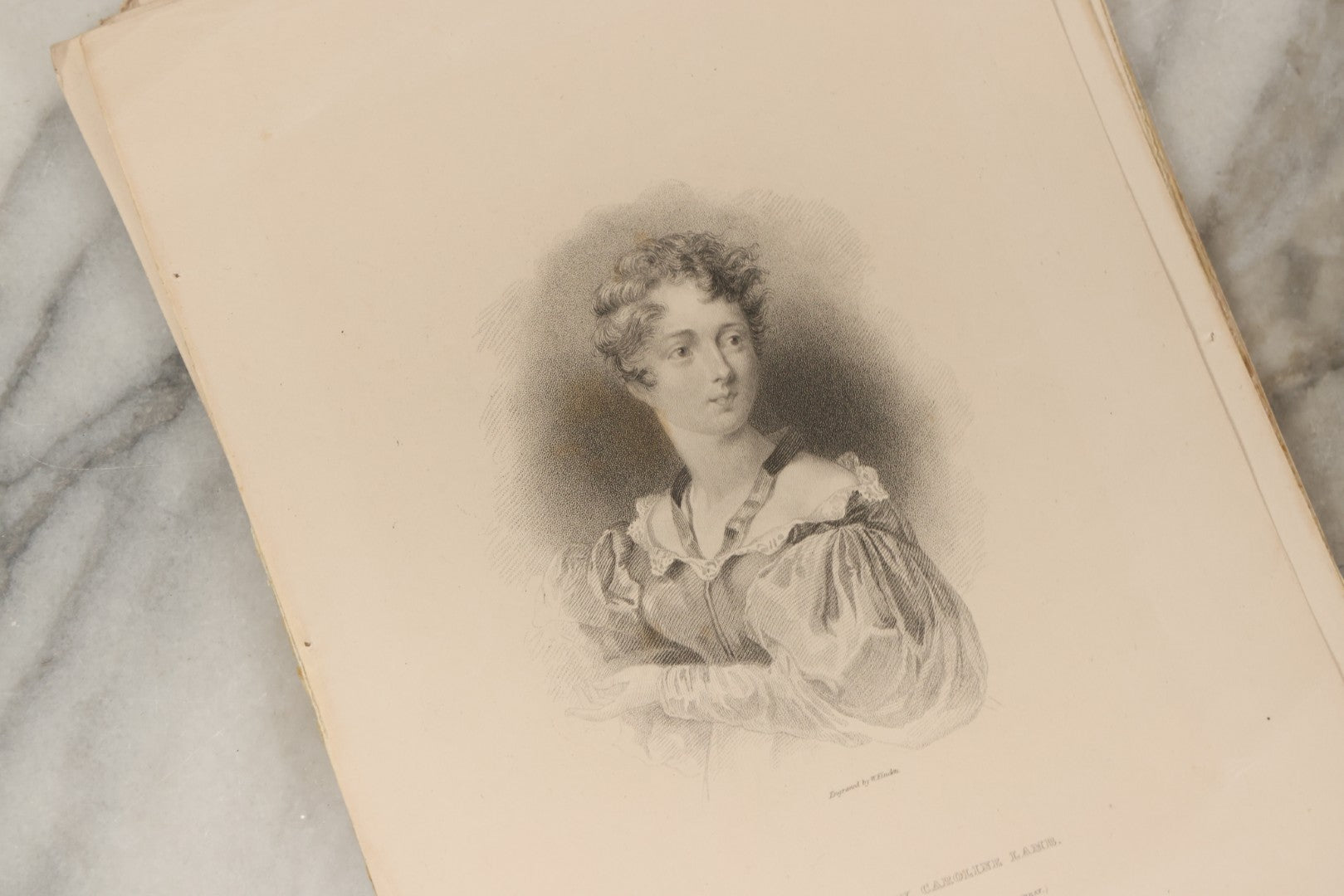 Lot 227 - Grouping Of Twenty-Five Early To Mid-19th Century English Engravings Of Women, Including “Genevieve,” “Lady Caroline Lamb,” “Eleanor,” “The Fair Patrician,” And “Alice Lee”