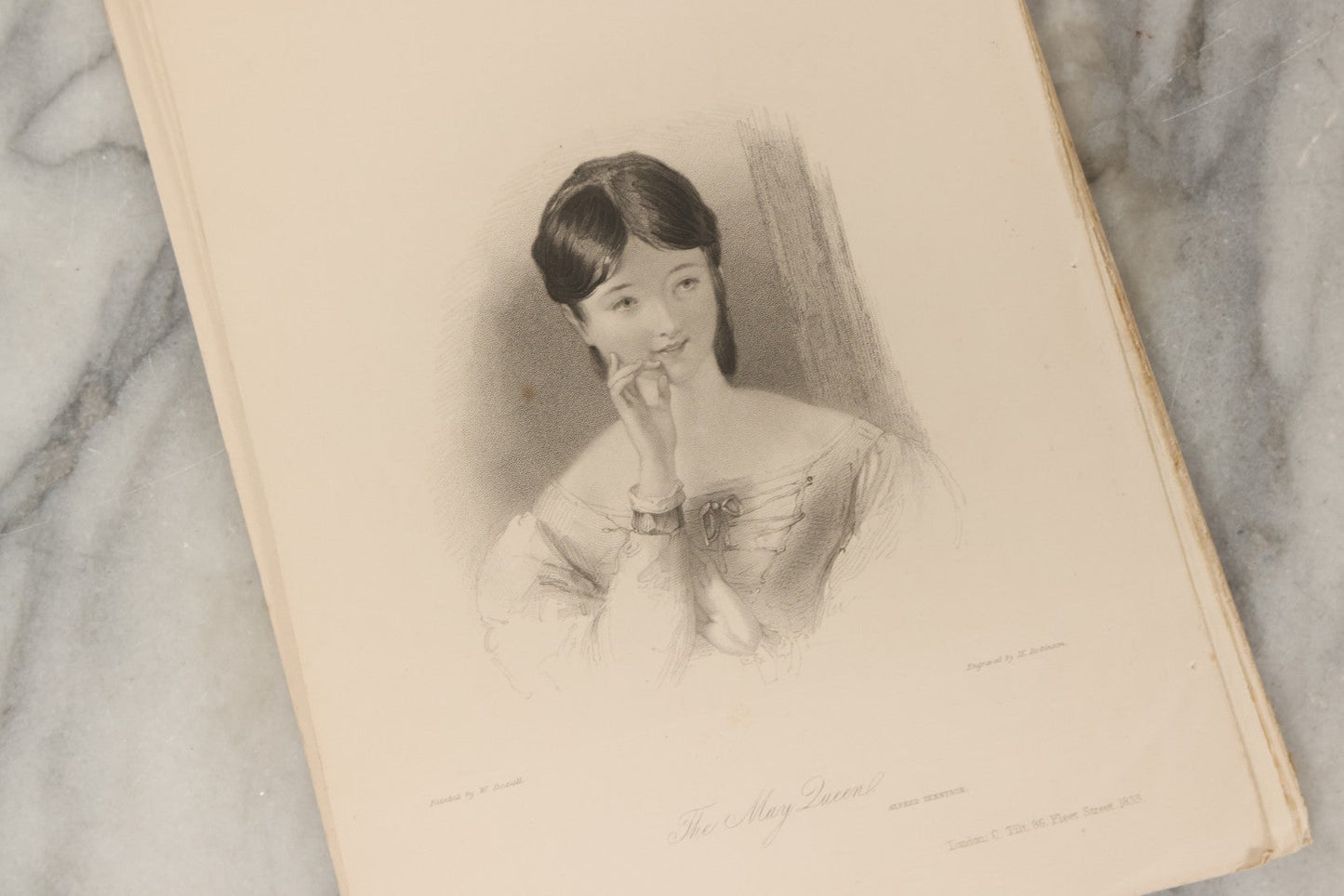 Lot 227 - Grouping Of Twenty-Five Early To Mid-19th Century English Engravings Of Women, Including “Genevieve,” “Lady Caroline Lamb,” “Eleanor,” “The Fair Patrician,” And “Alice Lee”