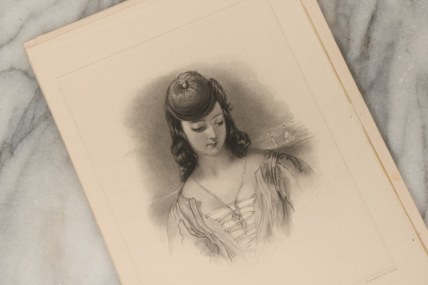 Lot 227 - Grouping Of Twenty-Five Early To Mid-19th Century English Engravings Of Women, Including “Genevieve,” “Lady Caroline Lamb,” “Eleanor,” “The Fair Patrician,” And “Alice Lee”