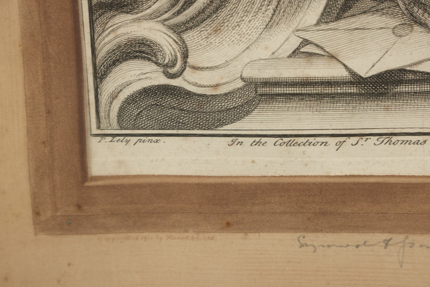Lot 230 - Antique Engraving “Henry Bennet, Earl Of Arlington,” After Peter Lely, Engraved By Jacob Houbraken, Published By J. & P. Knapton, London, 1739, From The Collection Of Sir Thomas Hanmer, Baronet, 14-1/4" x 20-1/2"