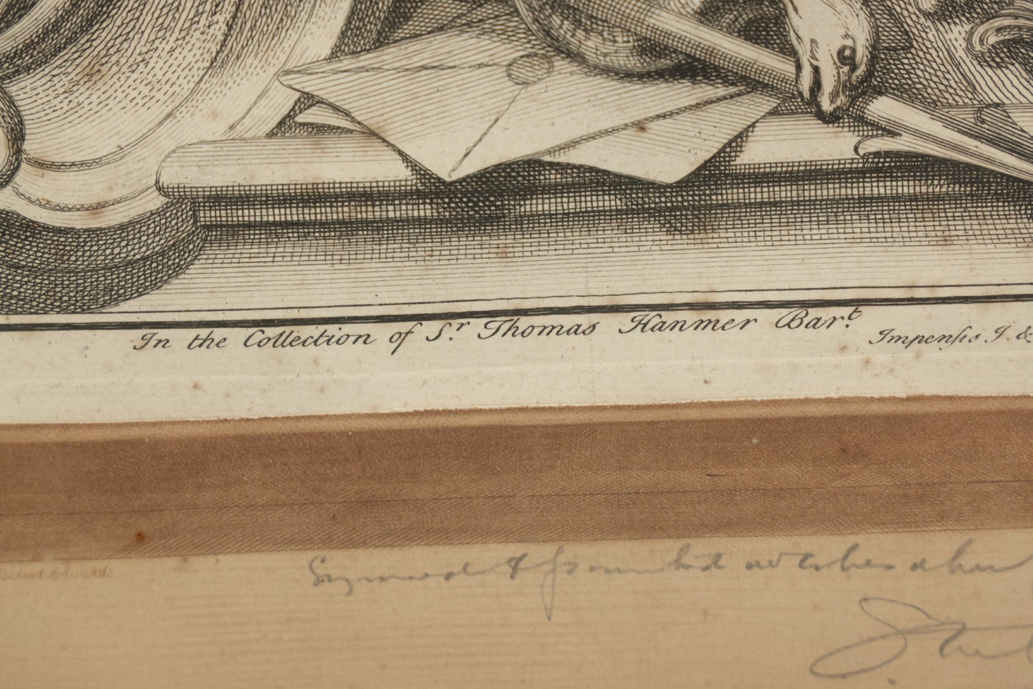 Lot 230 - Antique Engraving “Henry Bennet, Earl Of Arlington,” After Peter Lely, Engraved By Jacob Houbraken, Published By J. & P. Knapton, London, 1739, From The Collection Of Sir Thomas Hanmer, Baronet, 14-1/4" x 20-1/2"