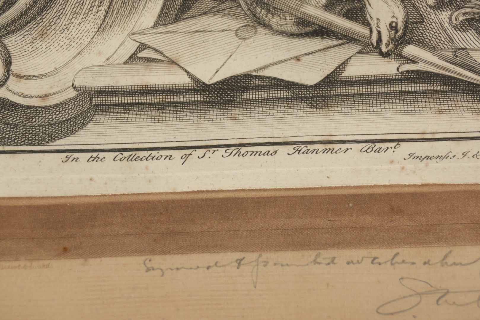 Lot 230 - Antique Engraving “Henry Bennet, Earl Of Arlington,” After Peter Lely, Engraved By Jacob Houbraken, Published By J. & P. Knapton, London, 1739, From The Collection Of Sir Thomas Hanmer, Baronet, 14-1/4" x 20-1/2"