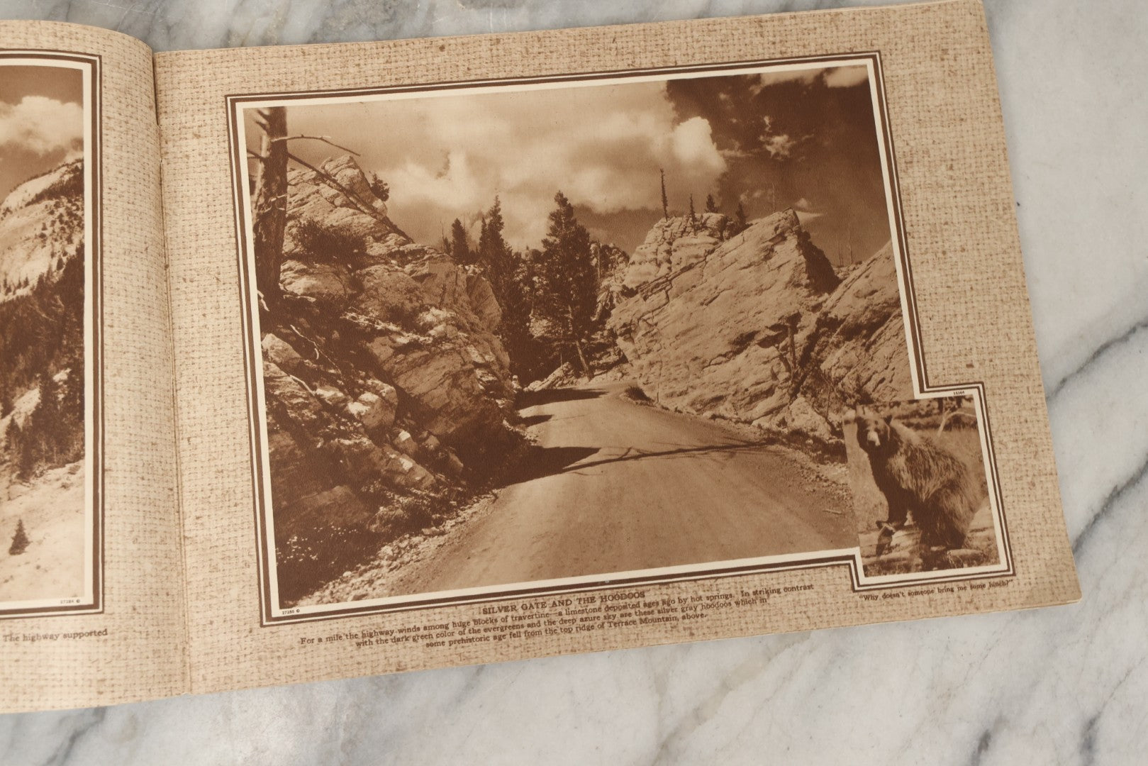 Lot 236 - "Yellowstone: The Wonderland Domain Of Bears" Vintage Nature Photo Booklet With Photographs By Frank Jay Haynes And Jack Ellis Haynes, Published 1929 By Haynes Picture Shops Inc., Yellowstone Park, Wyoming, And St. Paul, Minnesota