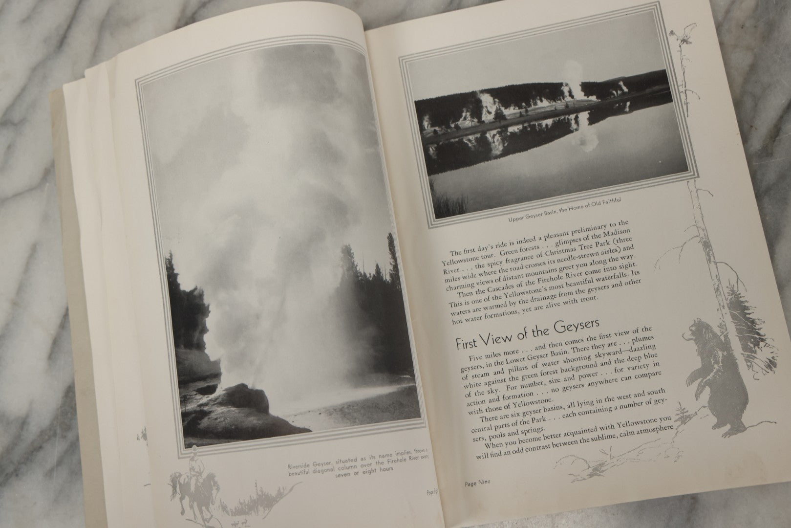 Lot 237 - “Yellowstone And Grand Teton National Parks” Vintage Travel Booklet, Union Pacific System, Circa 1930s