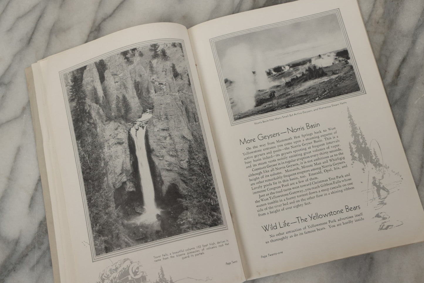 Lot 237 - “Yellowstone And Grand Teton National Parks” Vintage Travel Booklet, Union Pacific System, Circa 1930s