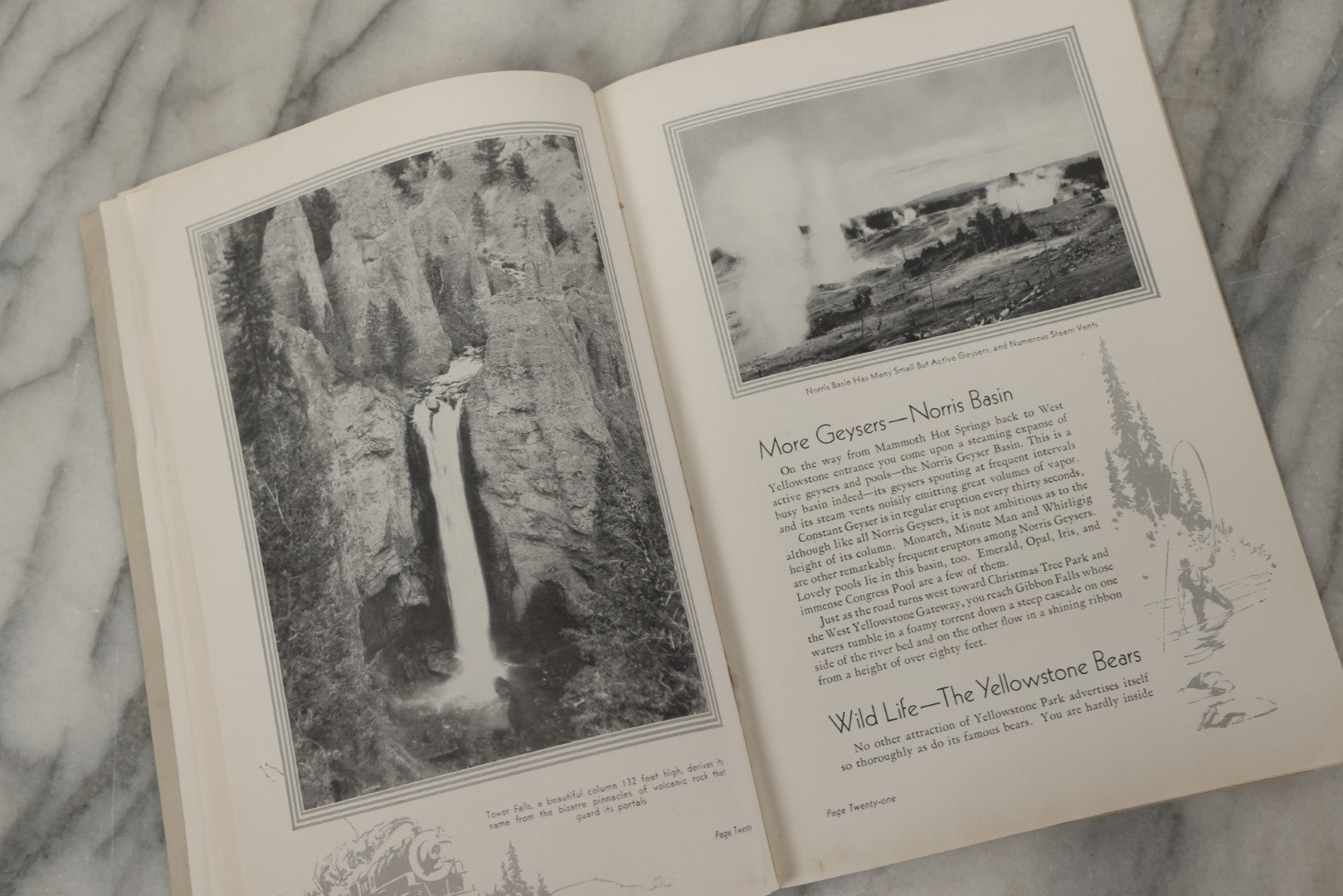 Lot 237 - “Yellowstone And Grand Teton National Parks” Vintage Travel Booklet, Union Pacific System, Circa 1930s