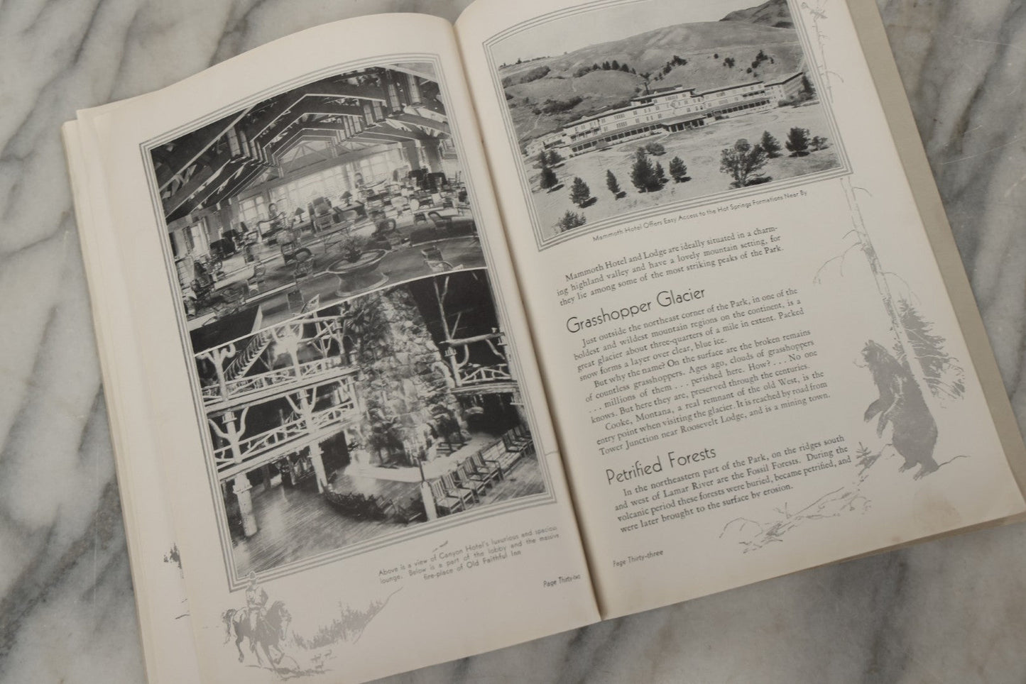 Lot 237 - “Yellowstone And Grand Teton National Parks” Vintage Travel Booklet, Union Pacific System, Circa 1930s