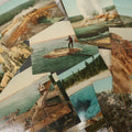Lot 238 - Antique “Postal Cards” Scrapbook Album Containing Yellowstone Photographs, Postcards, And Ephemera Including Large-Format 1898–1902 Prints By Detroit Photographic Co., Ward's Postal Card Album, Boston, Massachusetts