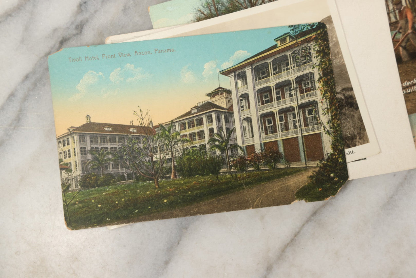 Lot 245 - Grouping Of 18 Antique And Vintage Travel Postcards, Three Featuring Camp Baldy, California, Rhode Island, Italy, Gibraltar, And More