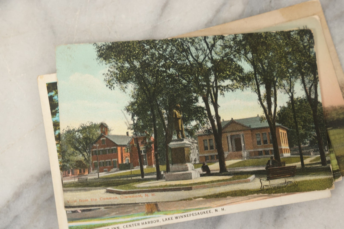 Lot 247 - Grouping Of Five Antique New Hampshire Postcards, Four Addressed To Members Of The Bridgman Family In Biddeford, Maine