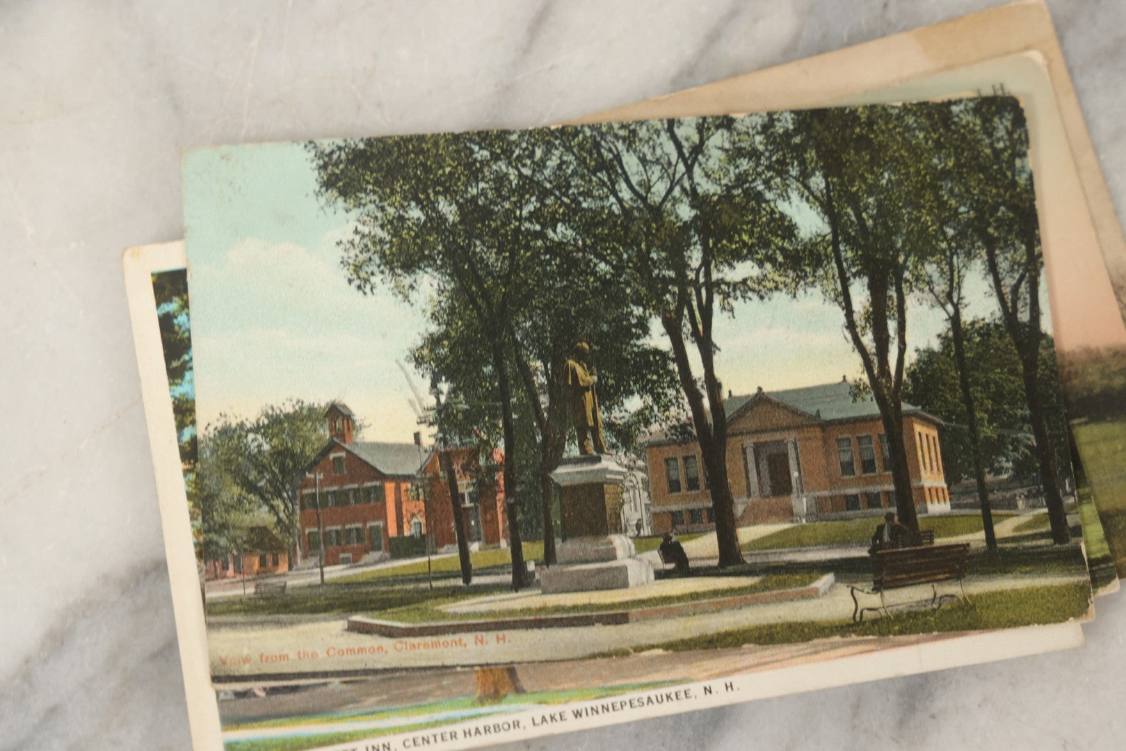 Lot 247 - Grouping Of Five Antique New Hampshire Postcards, Four Addressed To Members Of The Bridgman Family In Biddeford, Maine