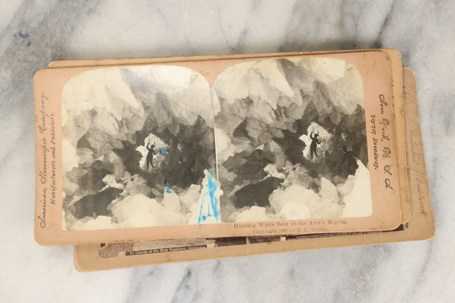 Lot 261 - Grouping Of 14 Antique Stereocards, Including "But Papa Came Home Unexpectedly" And "Took A Friend Home To Dine," World Architecture, And More
