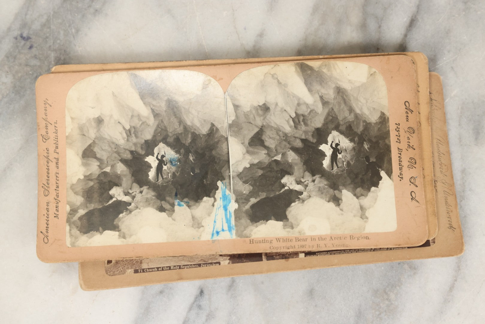 Lot 261 - Grouping Of 14 Antique Stereocards, Including "But Papa Came Home Unexpectedly" And "Took A Friend Home To Dine," World Architecture, And More