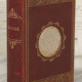Lot 271 - Vintage Red Leather Gilt Lettered “Bridge” Book Safe Playing Cards Box With Divided Interior, Early To Mid-20th Century