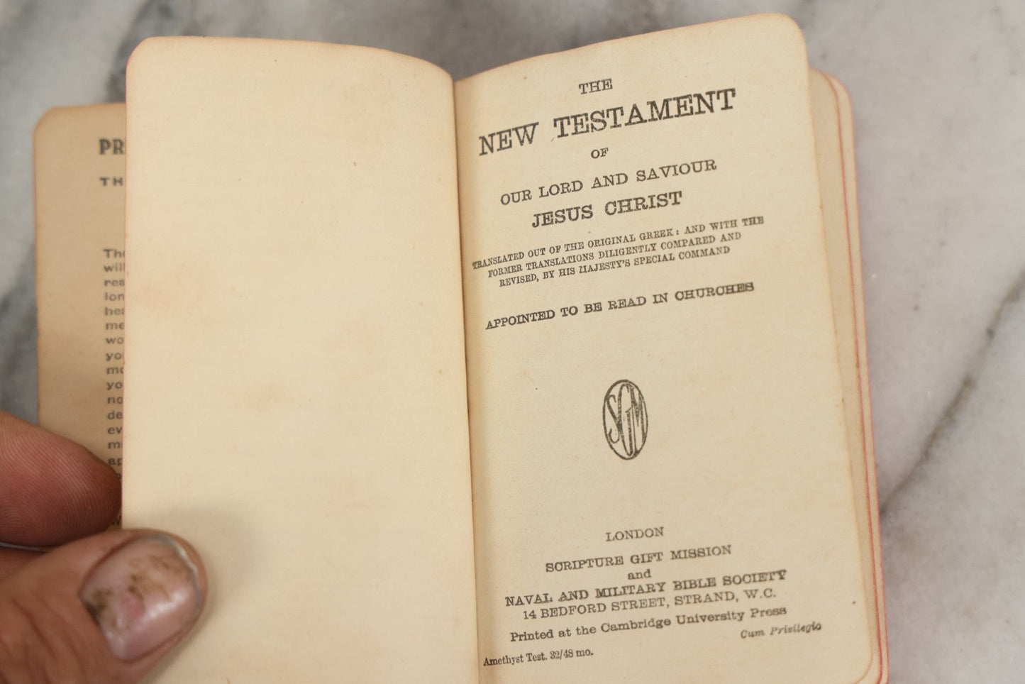 Lot 274 - "Active Service Testament" Antique Miniature New Testament Book With American Flag Cover, Published By The Scripture Gift Mission And Naval And Military Bible Society, London, Circa 1917