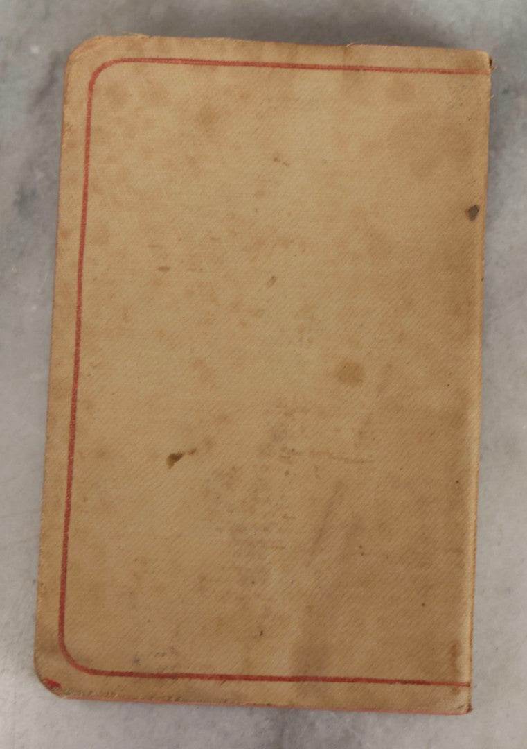 Lot 274 - "Active Service Testament" Antique Miniature New Testament Book With American Flag Cover, Published By The Scripture Gift Mission And Naval And Military Bible Society, London, Circa 1917
