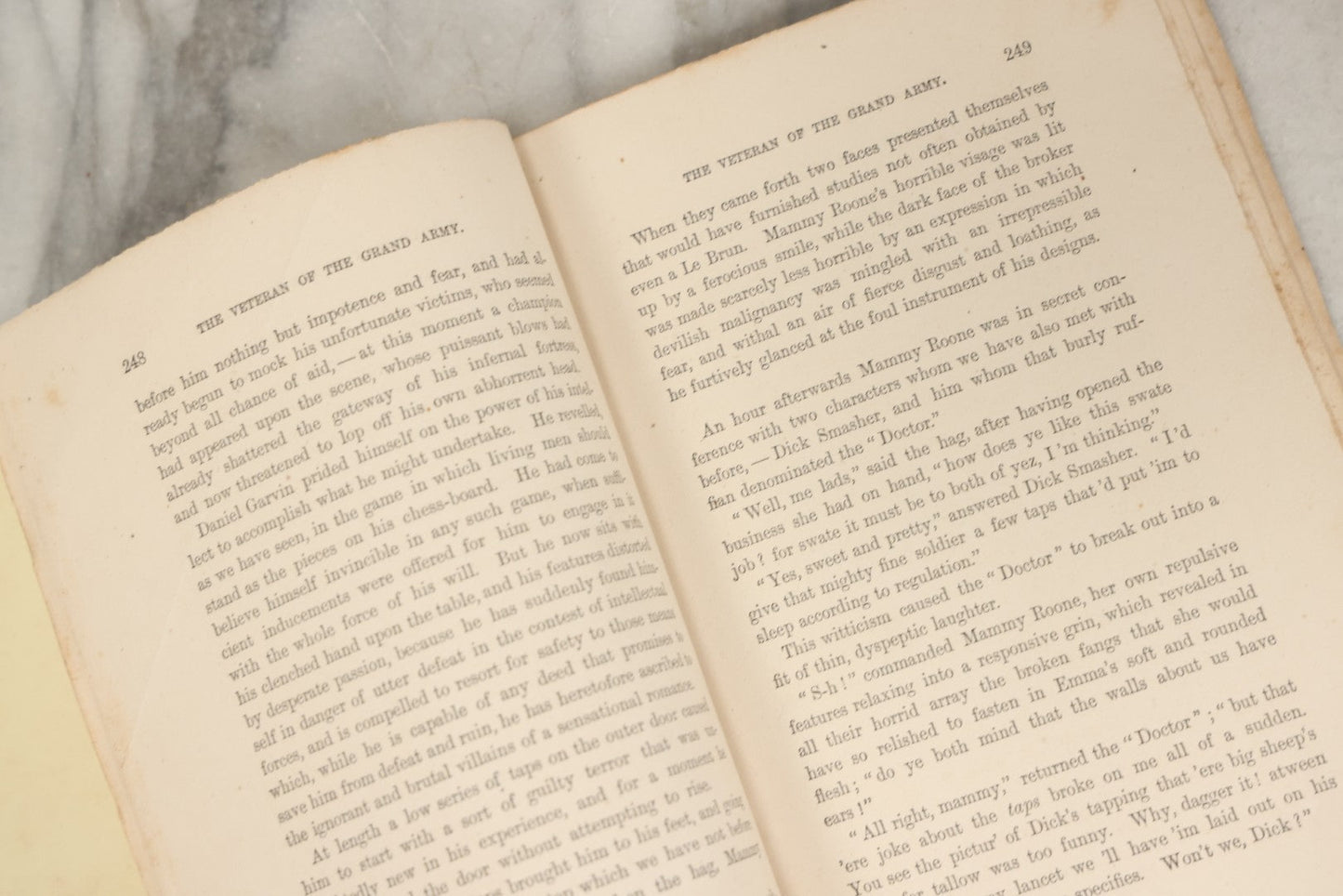 Lot 277 - "The Veteran Of The Grand Army" Part VI Antique Serialized Novel Installment By The Brothers Cobb, 1870, In Original Paper Cover