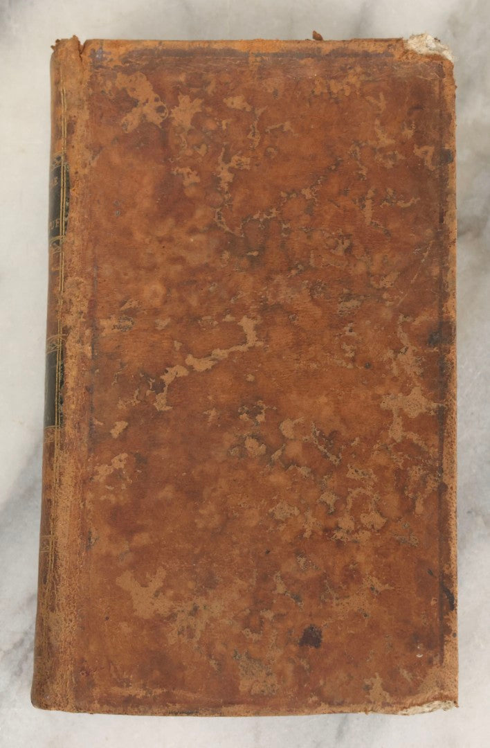Lot 279 - "Les Aventures De Télémaque, Fils D'Ulysse" / "The Adventures Of Telemachus, Son Of Ulysses" Antique Bilingual French And English Book By François De Salignac De La Motte Fénelon, Volume II, Published By Delalain, Jeune, Libraire, Paris, 1792