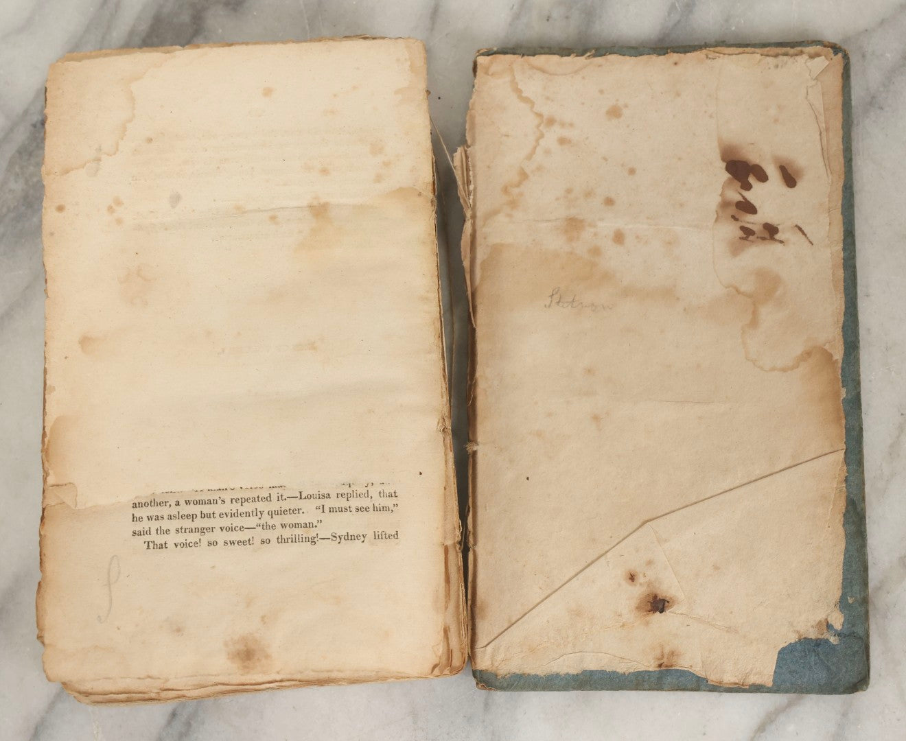Lot 283 - "Keep Cool: A Novel Written In Hot Weather" Antique Satirical Novel By Tobias Watkins (Published Under The Pseudonym Somebody, M.D.C.), Volume I Only, Published By Joseph Cushing, Baltimore, 1817, Note Poor Condition, Missing Covers