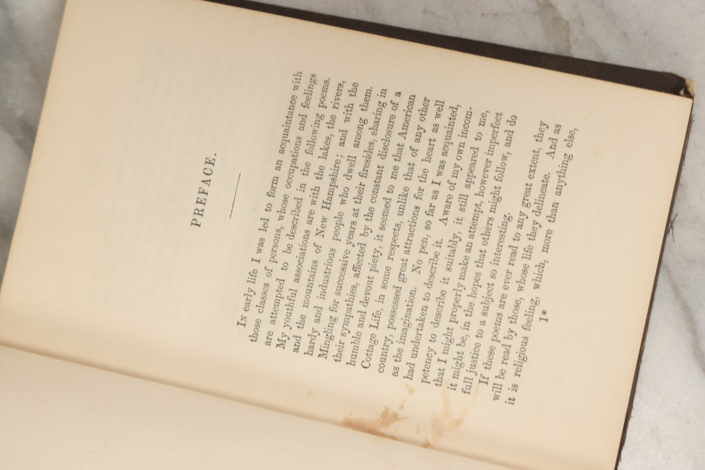 Lot 284 - "American Cottage Life: A Series Of Poems" Antique Poetry Book By Thomas C. Upham, Published By Sanborn & Carter, Portland, 1852