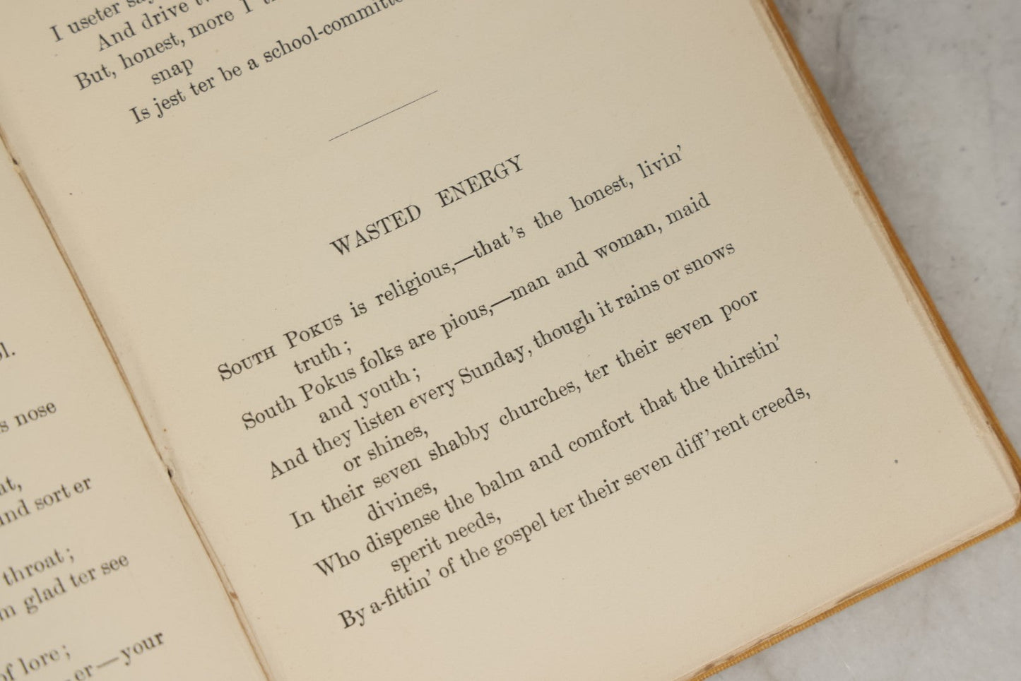 Lot 286 - "Cape Cod Ballads And Other Verse" Antique Collected Poetry Book By Joe Lincoln, Illustrated By Edward W. Kemble, Published By Albert Brandt, Trenton, New Jersey, 1902