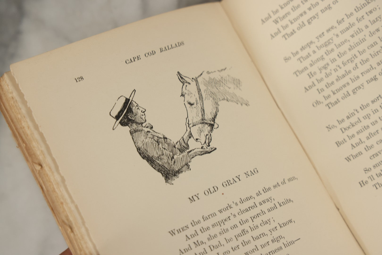 Lot 286 - "Cape Cod Ballads And Other Verse" Antique Collected Poetry Book By Joe Lincoln, Illustrated By Edward W. Kemble, Published By Albert Brandt, Trenton, New Jersey, 1902