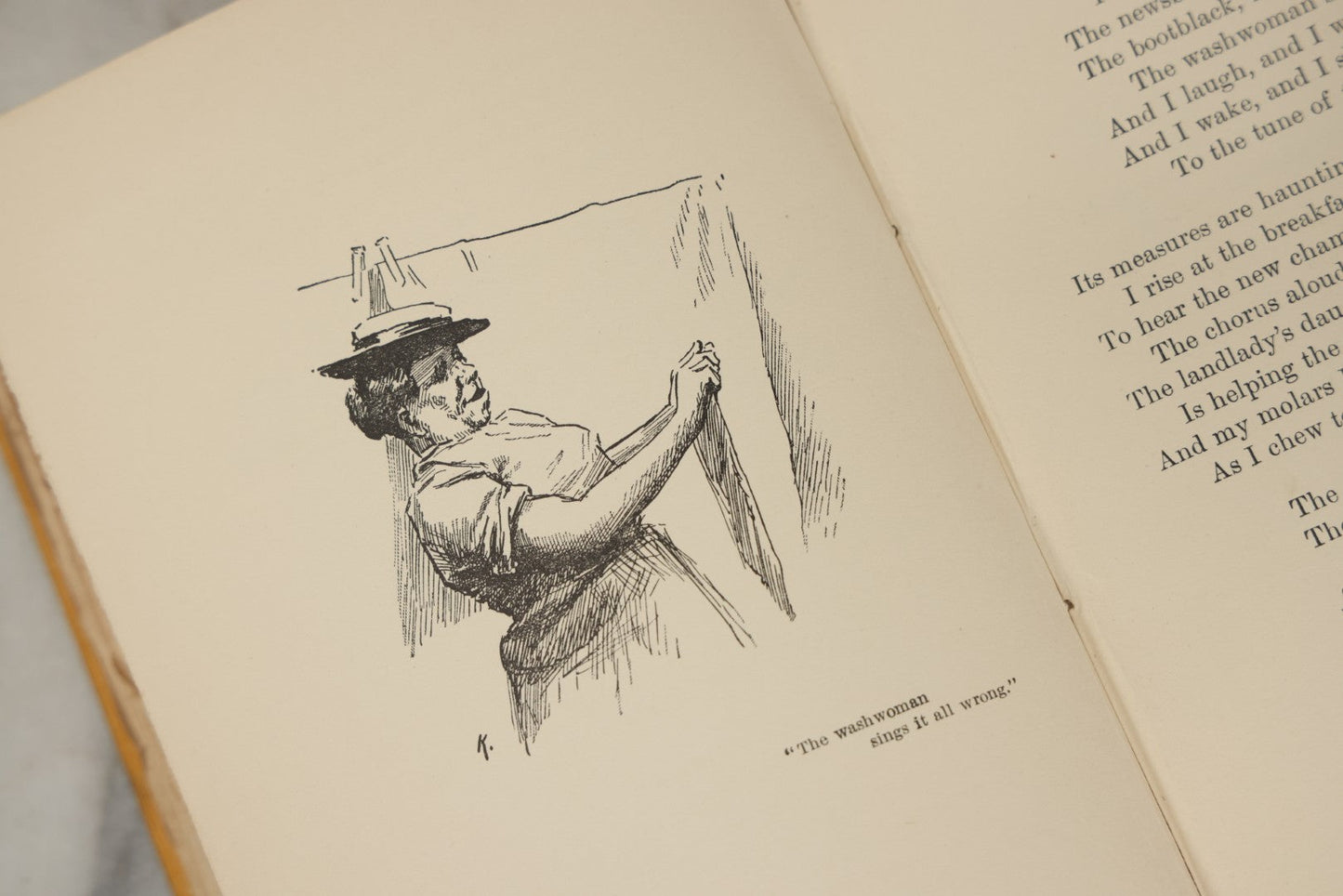 Lot 286 - "Cape Cod Ballads And Other Verse" Antique Collected Poetry Book By Joe Lincoln, Illustrated By Edward W. Kemble, Published By Albert Brandt, Trenton, New Jersey, 1902