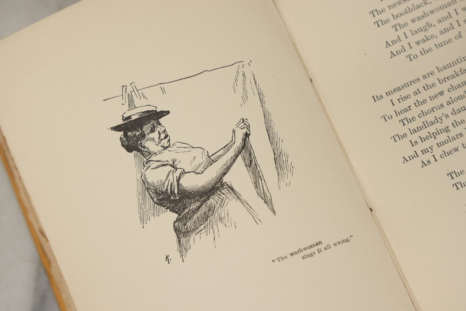 Lot 286 - "Cape Cod Ballads And Other Verse" Antique Collected Poetry Book By Joe Lincoln, Illustrated By Edward W. Kemble, Published By Albert Brandt, Trenton, New Jersey, 1902