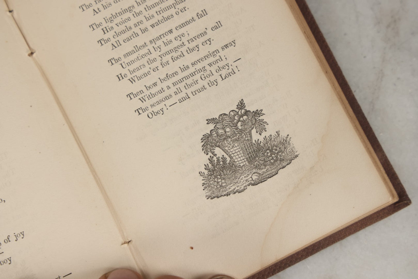 Lot 289 - "Harp Of The Willows" Antique Collected Poetry Book By Elvira, Published By Geo. C. Rand & Avery, Boston, 1861, With Gilt And Debossed Harp Design On Front Cover