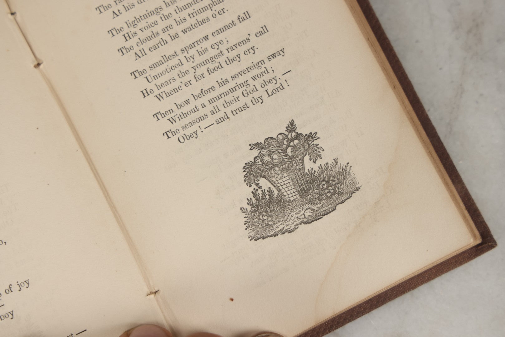 Lot 289 - "Harp Of The Willows" Antique Collected Poetry Book By Elvira, Published By Geo. C. Rand & Avery, Boston, 1861, With Gilt And Debossed Harp Design On Front Cover