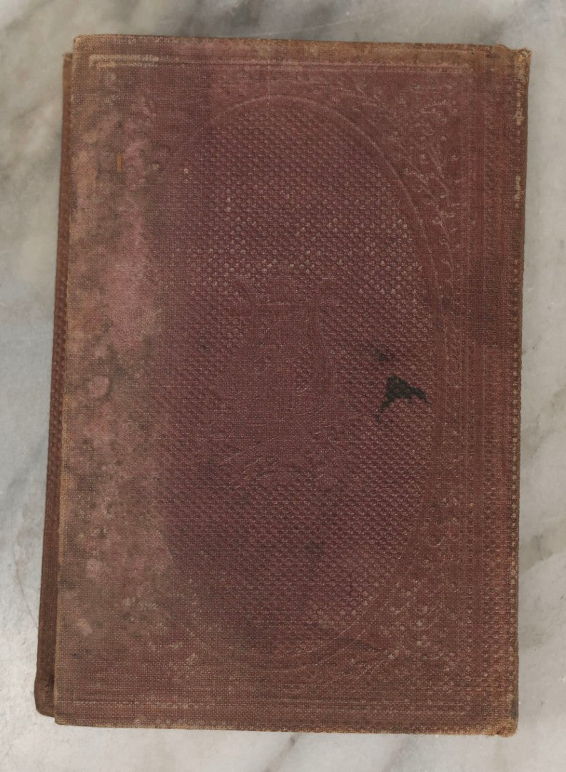 Lot 289 - "Harp Of The Willows" Antique Collected Poetry Book By Elvira, Published By Geo. C. Rand & Avery, Boston, 1861, With Gilt And Debossed Harp Design On Front Cover