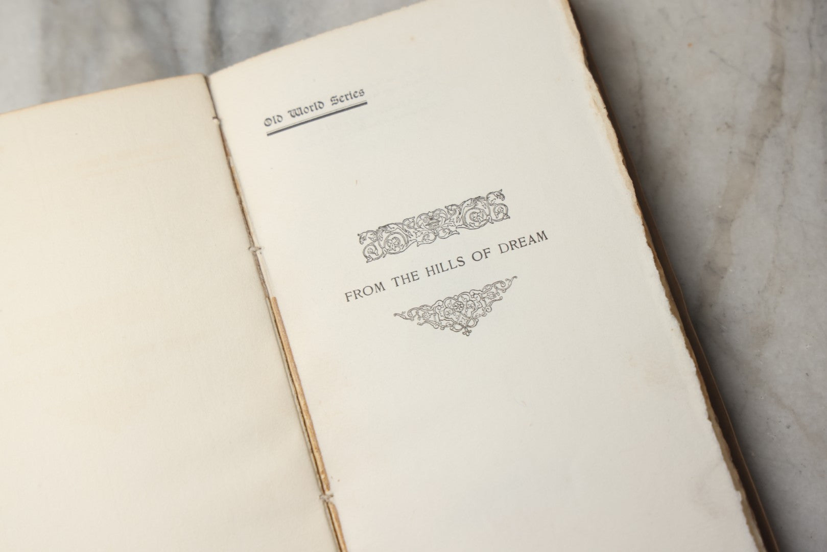 Lot 291 - "From The Hills Of Dream: Threnodies, Songs And Other Poems" Limited First Edition Poetry Book By Fiona Macleod, Published 1901