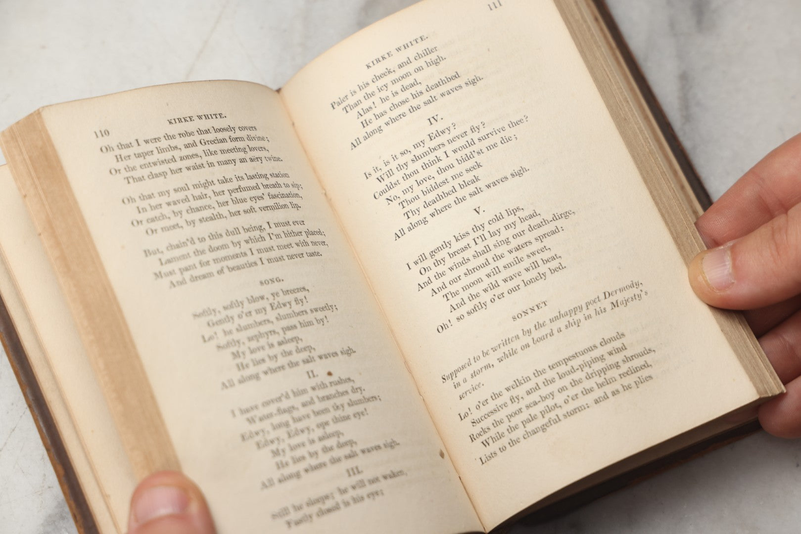 Lot 292 - "The Beauties Of Kirke White, Consisting Of Selections From His Poetry And Prose" Antique Poetry Book By Alfred Howard, Esq., Published By R. Griffin And Co., Glasgow And London, Undated