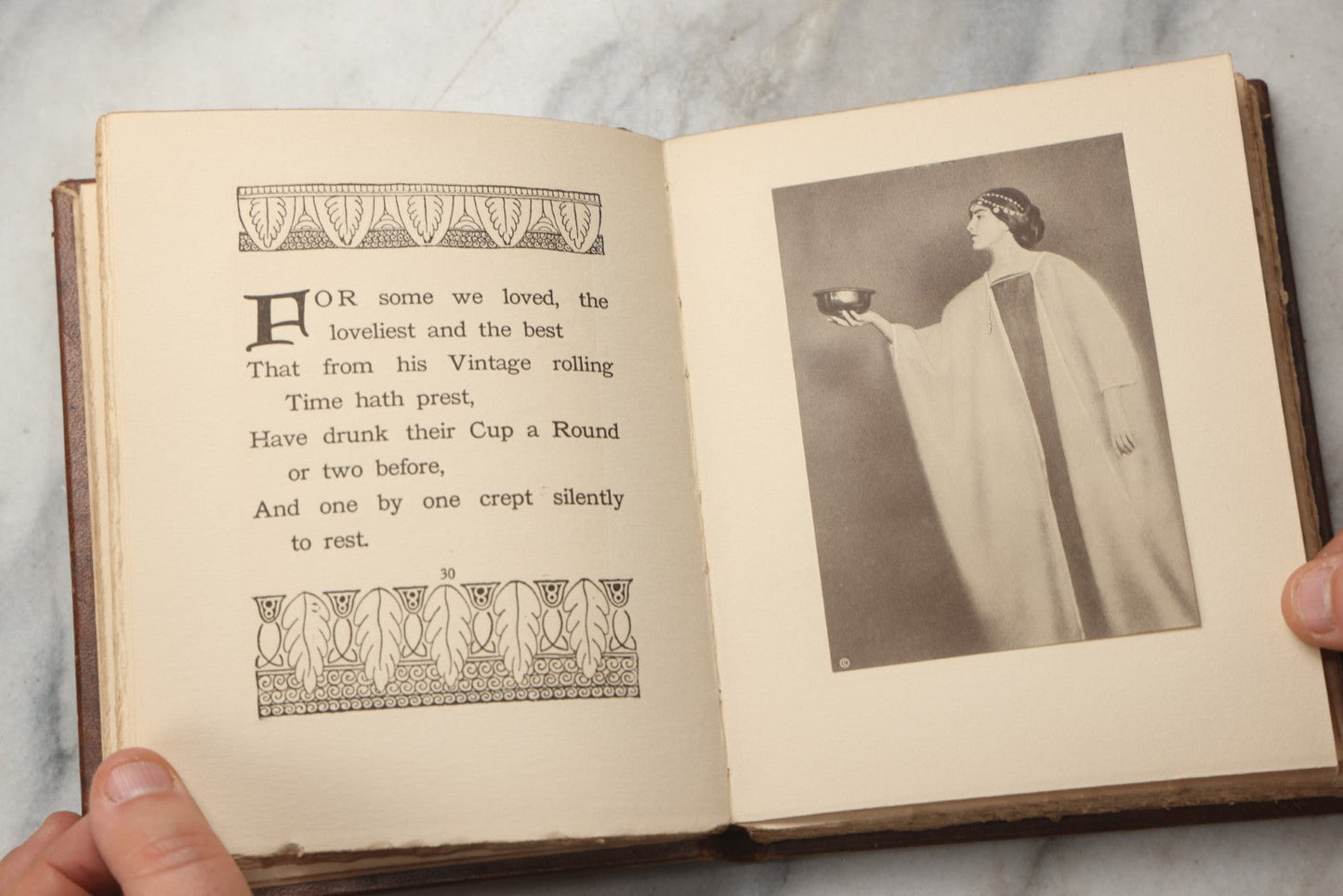 Lot 293 - "The Rubaiyat Of Omar Khayyam" Antique Illustrated Poetry Book Translated By Edward Fitzgerald, Illustrated By Adelaide Hanscom, Published By Dodge Publishing Company, New York, 1914