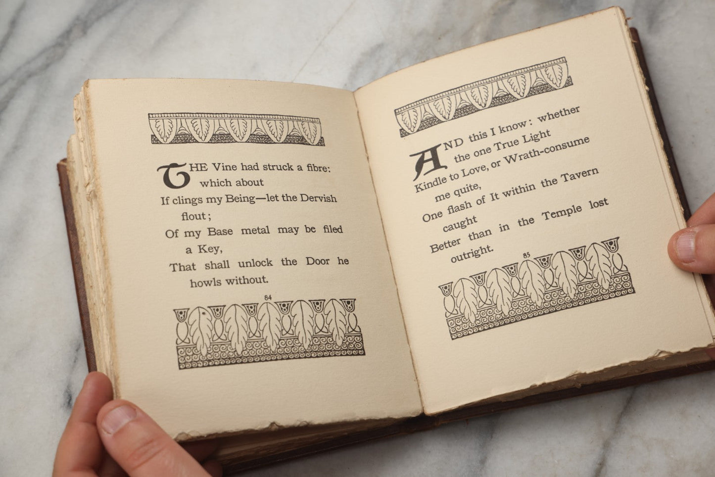 Lot 293 - "The Rubaiyat Of Omar Khayyam" Antique Illustrated Poetry Book Translated By Edward Fitzgerald, Illustrated By Adelaide Hanscom, Published By Dodge Publishing Company, New York, 1914