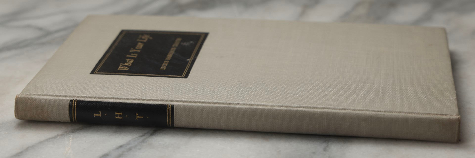 Lot 294 - "What Is Your Life?" Vintage Religious Poetry Book By Lucius Harrison Thayer, Published Privately, Copyright 1933 By Helen R. Thayer