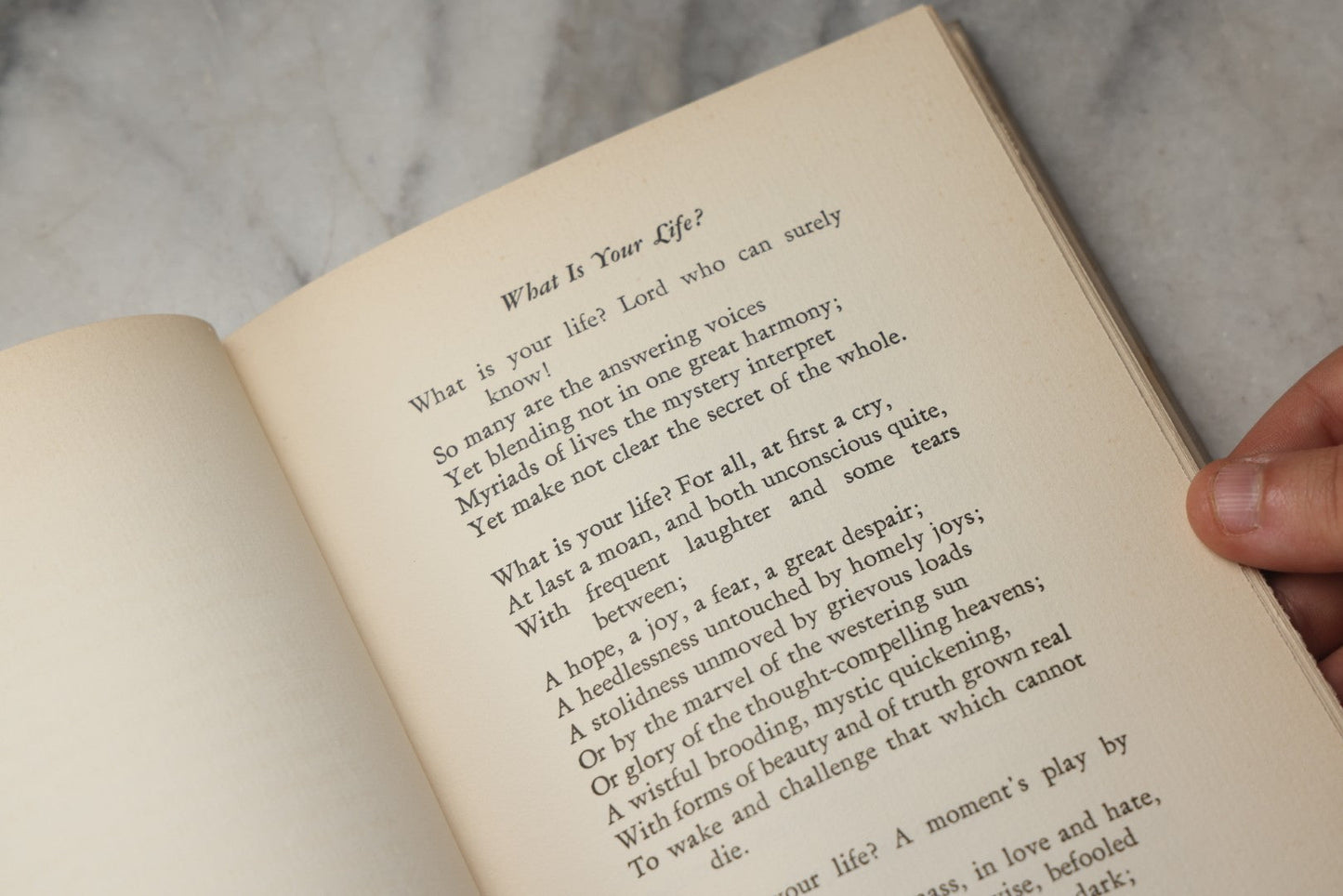 Lot 294 - "What Is Your Life?" Vintage Religious Poetry Book By Lucius Harrison Thayer, Published Privately, Copyright 1933 By Helen R. Thayer
