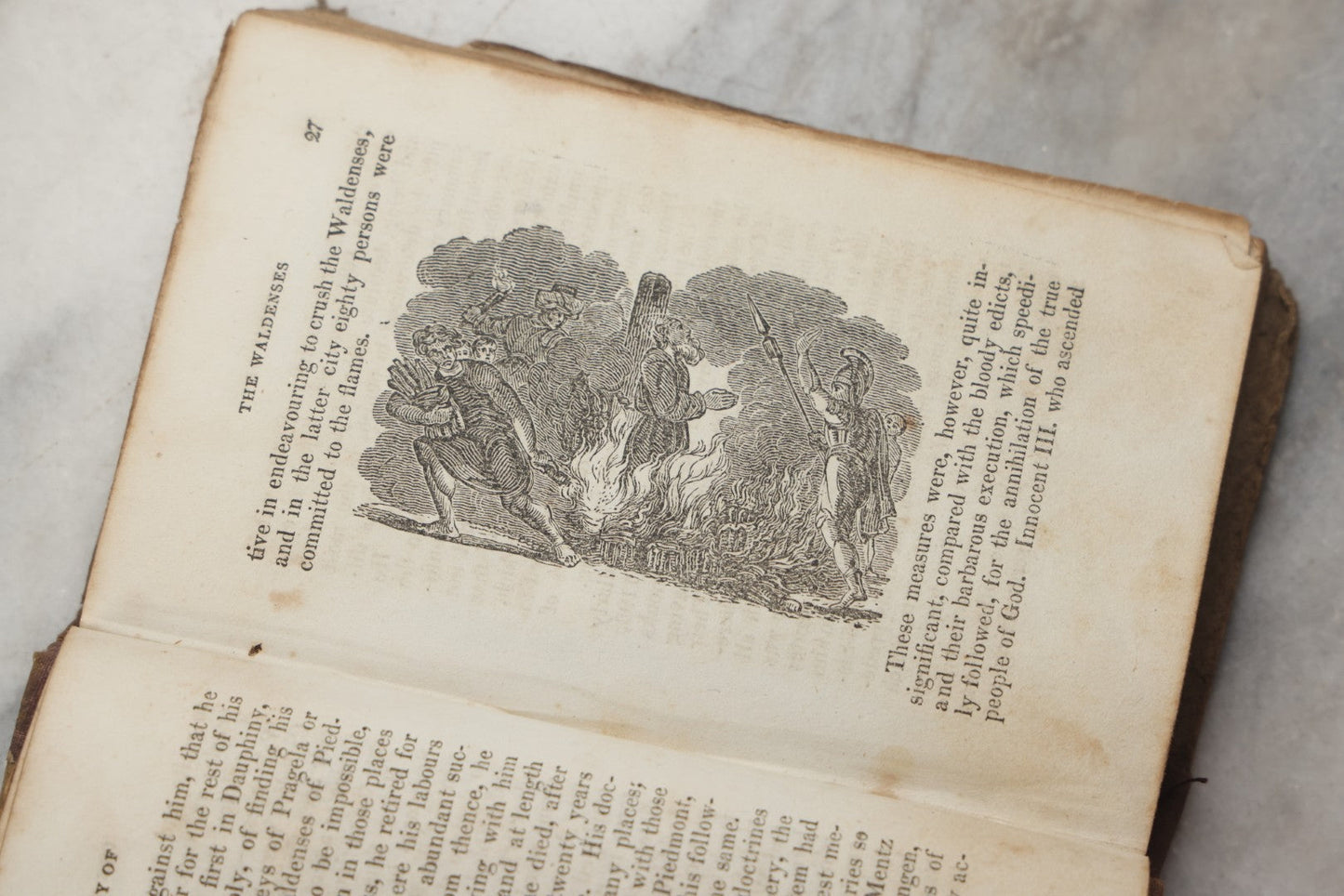 Lot 295 - "History Of The Waldenses" Antique Religious History Book, Undated, Circa 1846