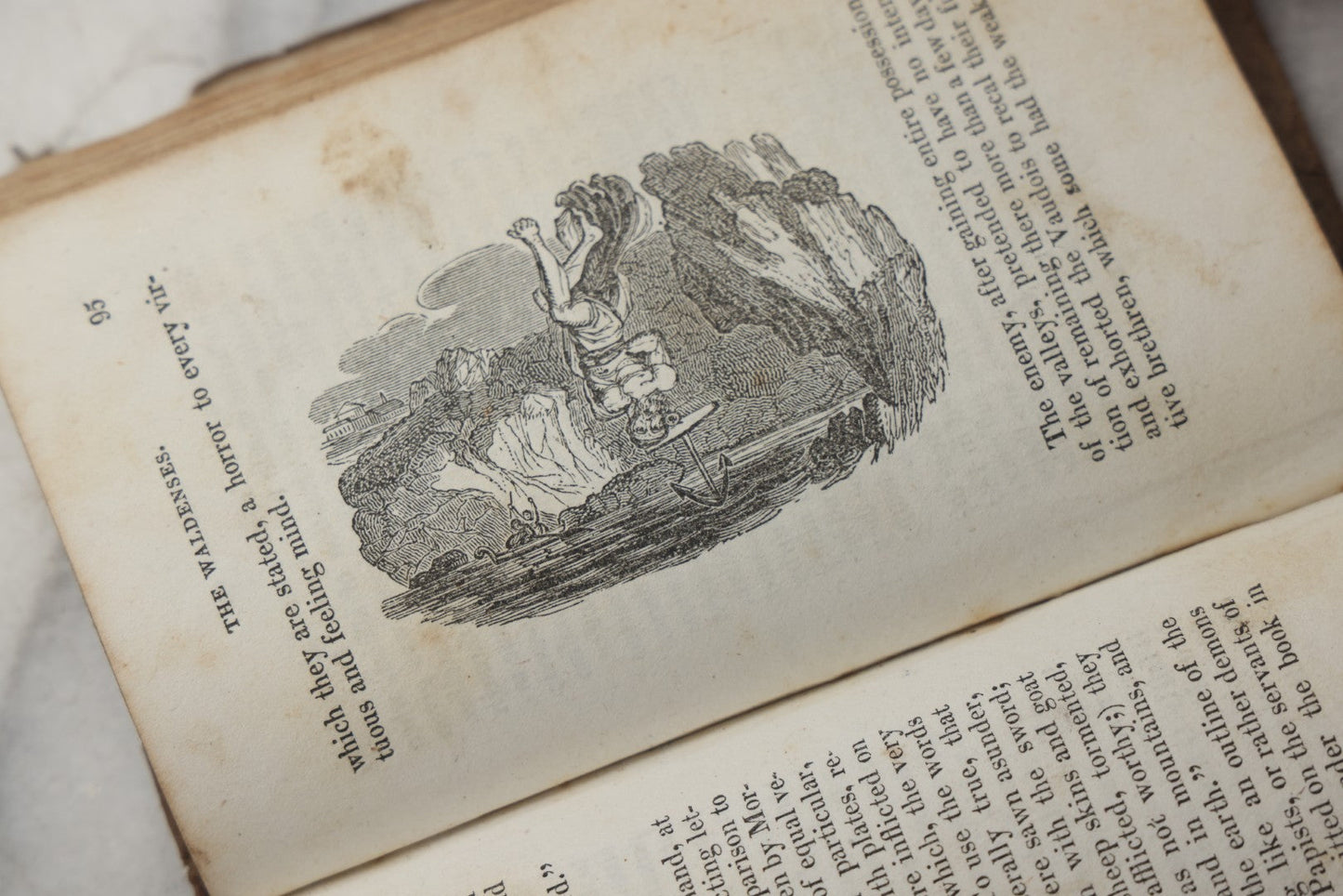 Lot 295 - "History Of The Waldenses" Antique Religious History Book, Undated, Circa 1846