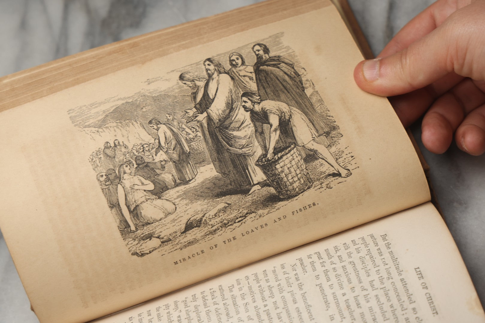 Lot 296 - "The Life Of Christ And His Apostles" Antique Religious Book By Rev. John Fleetwood, D.D., With Introduction By Prof. S. Seager, Published By Miller, Orton & Co., New York, 1858