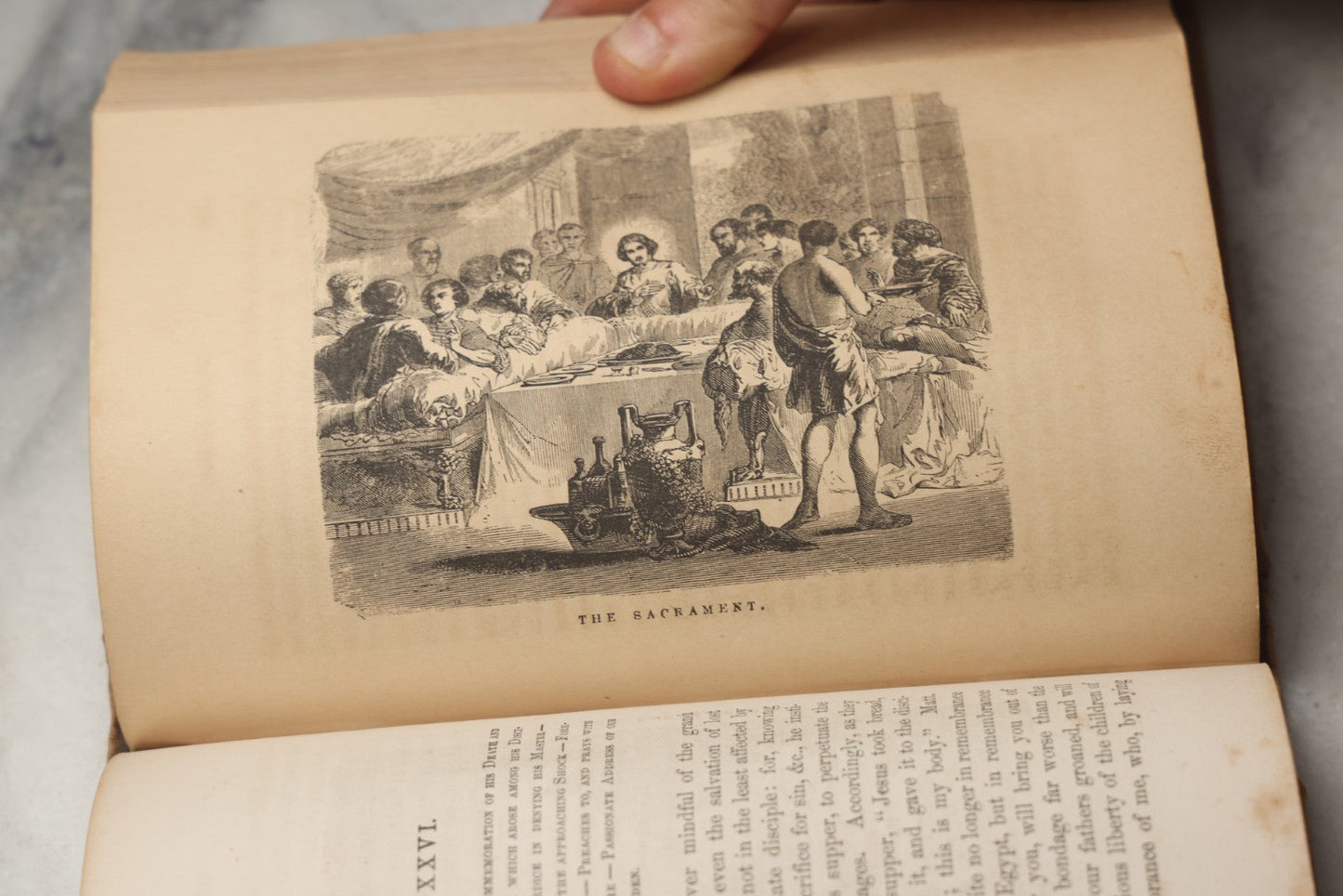 Lot 296 - "The Life Of Christ And His Apostles" Antique Religious Book By Rev. John Fleetwood, D.D., With Introduction By Prof. S. Seager, Published By Miller, Orton & Co., New York, 1858