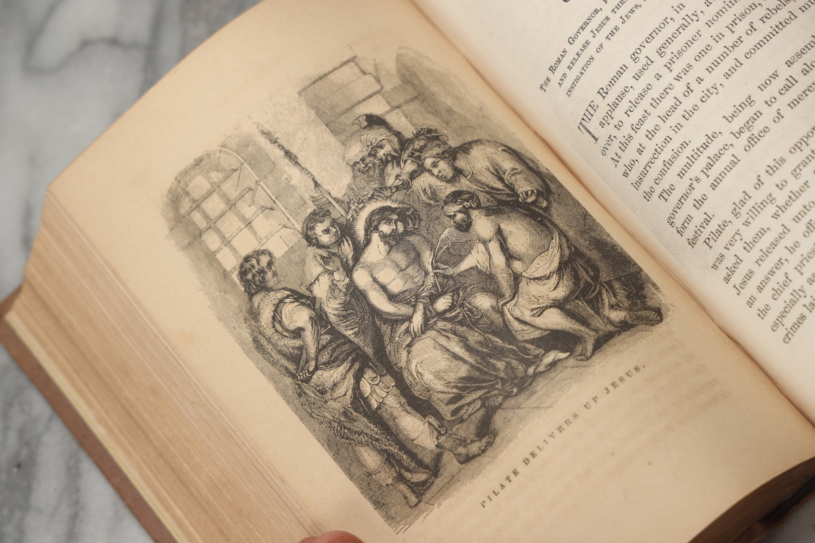 Lot 296 - "The Life Of Christ And His Apostles" Antique Religious Book By Rev. John Fleetwood, D.D., With Introduction By Prof. S. Seager, Published By Miller, Orton & Co., New York, 1858