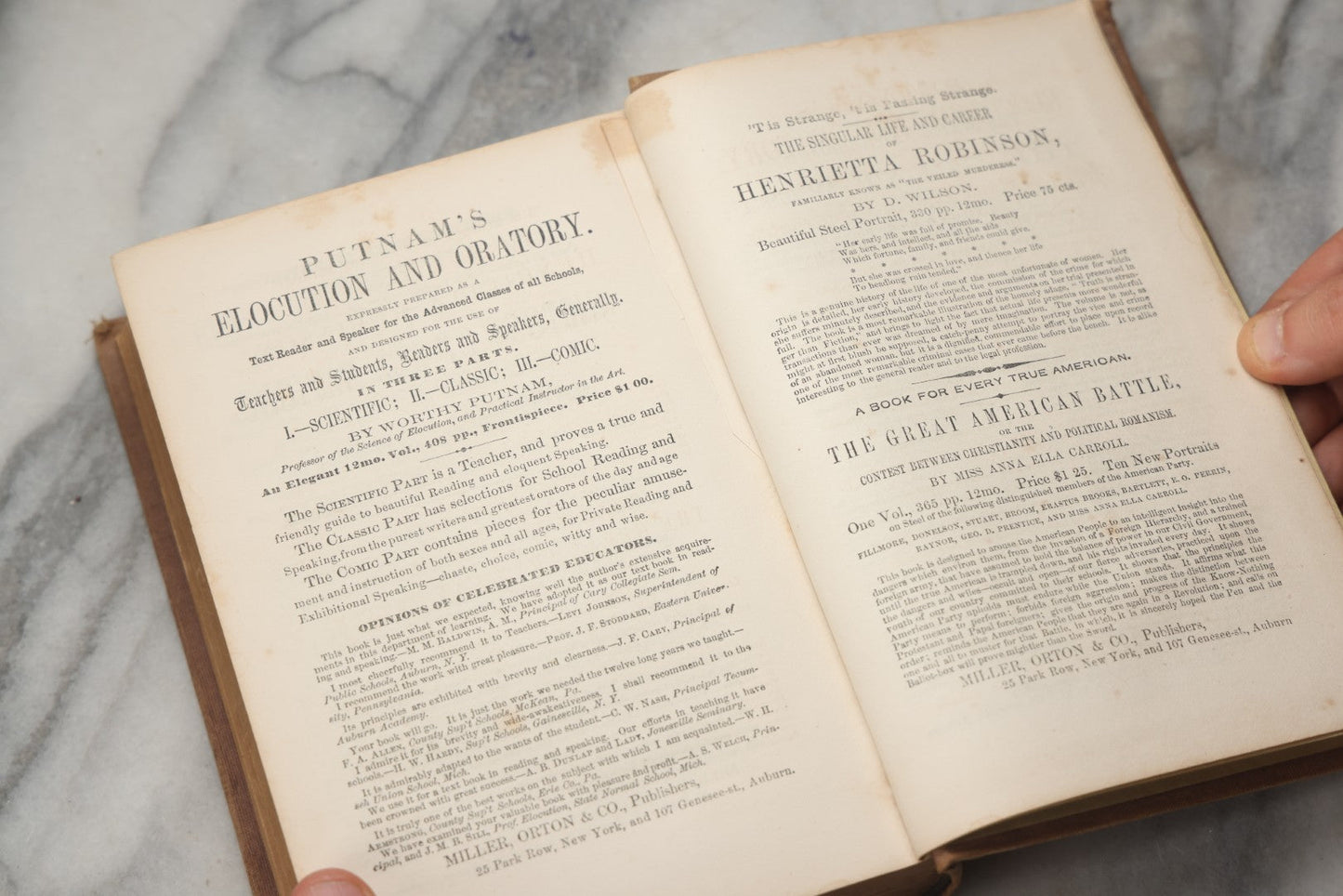 Lot 296 - "The Life Of Christ And His Apostles" Antique Religious Book By Rev. John Fleetwood, D.D., With Introduction By Prof. S. Seager, Published By Miller, Orton & Co., New York, 1858