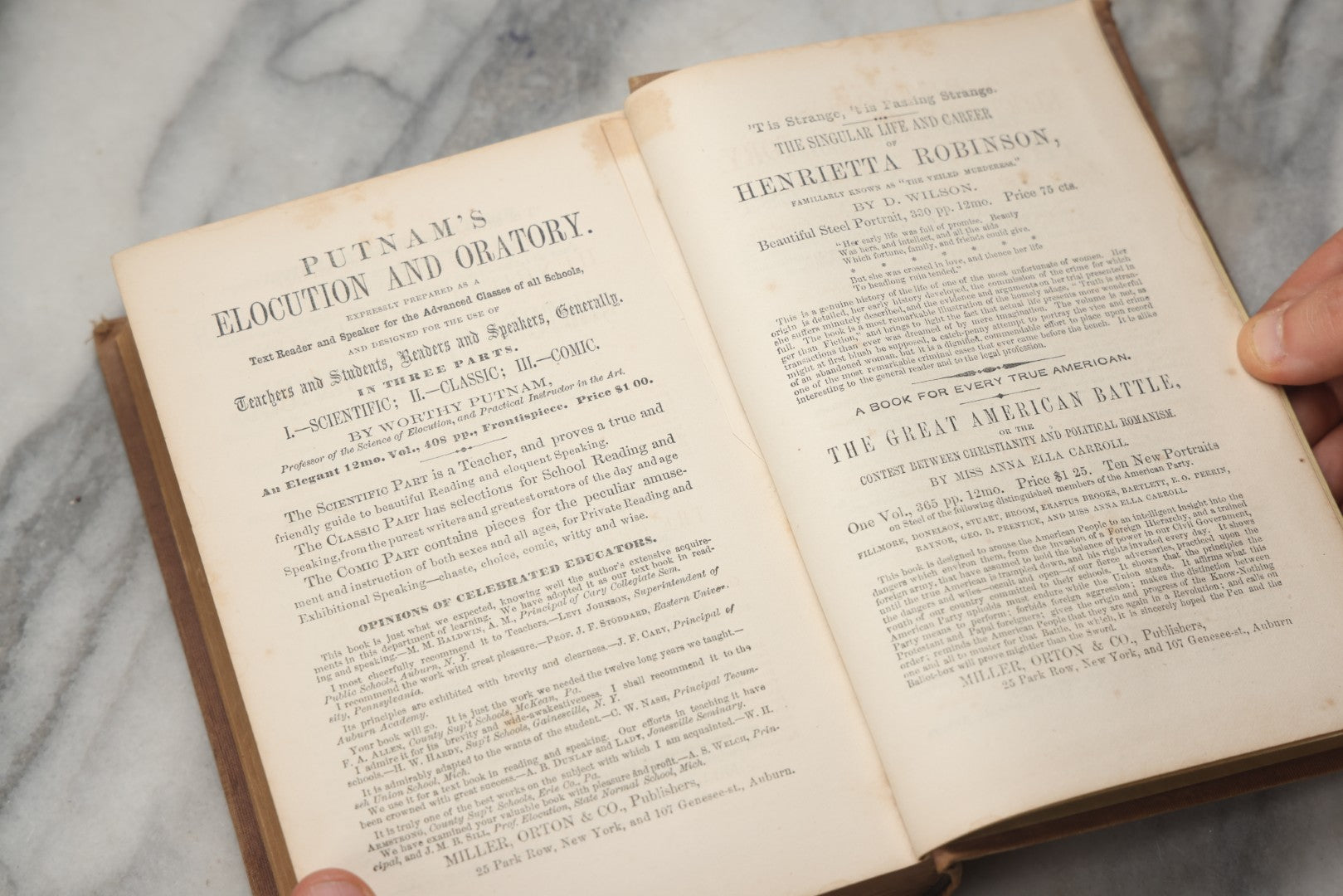 Lot 296 - "The Life Of Christ And His Apostles" Antique Religious Book By Rev. John Fleetwood, D.D., With Introduction By Prof. S. Seager, Published By Miller, Orton & Co., New York, 1858