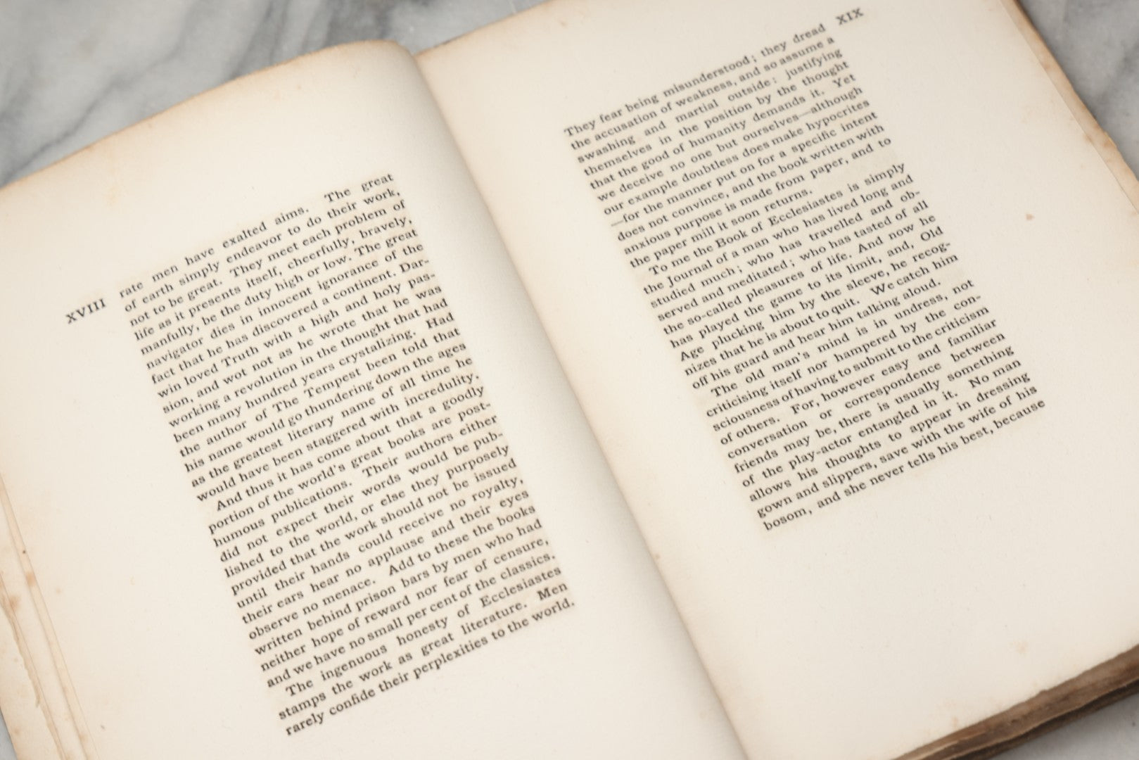Lot 297 - "The Journal Of Koheleth: Being A Reprint Of The Book Of Ecclesiastes With An Essay By Elbert Hubbard" Antique Limited Edition Book, Roycroft Printing Shop, 1896, Note Front Cover Detached