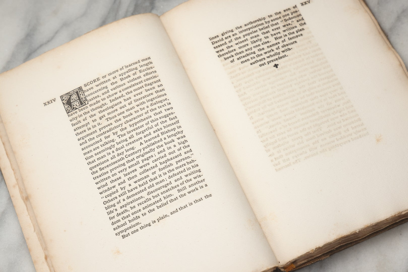 Lot 297 - "The Journal Of Koheleth: Being A Reprint Of The Book Of Ecclesiastes With An Essay By Elbert Hubbard" Antique Limited Edition Book, Roycroft Printing Shop, 1896, Note Front Cover Detached
