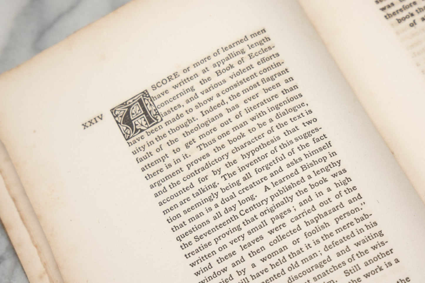 Lot 297 - "The Journal Of Koheleth: Being A Reprint Of The Book Of Ecclesiastes With An Essay By Elbert Hubbard" Antique Limited Edition Book, Roycroft Printing Shop, 1896, Note Front Cover Detached
