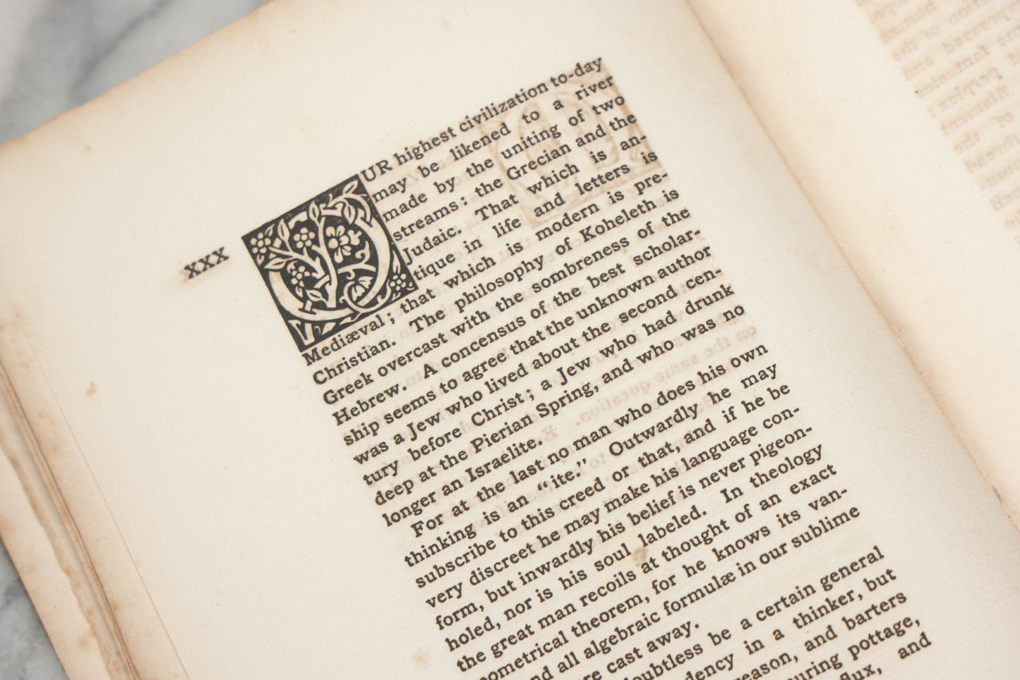 Lot 297 - "The Journal Of Koheleth: Being A Reprint Of The Book Of Ecclesiastes With An Essay By Elbert Hubbard" Antique Limited Edition Book, Roycroft Printing Shop, 1896, Note Front Cover Detached