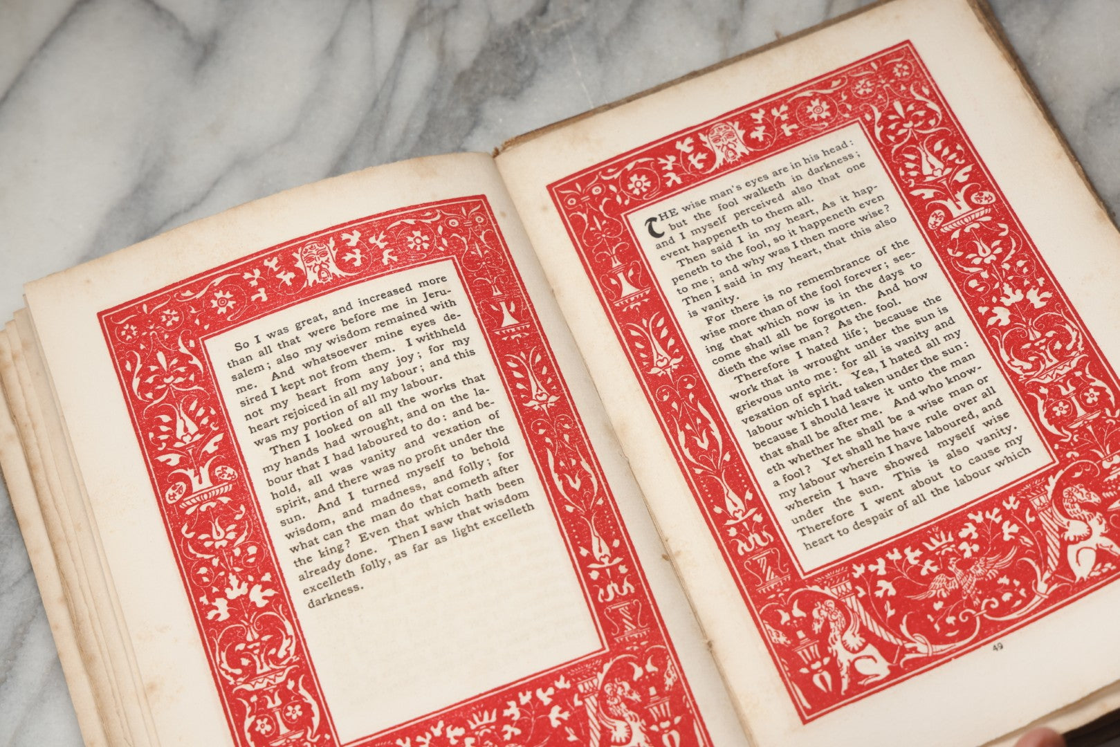 Lot 297 - "The Journal Of Koheleth: Being A Reprint Of The Book Of Ecclesiastes With An Essay By Elbert Hubbard" Antique Limited Edition Book, Roycroft Printing Shop, 1896, Note Front Cover Detached
