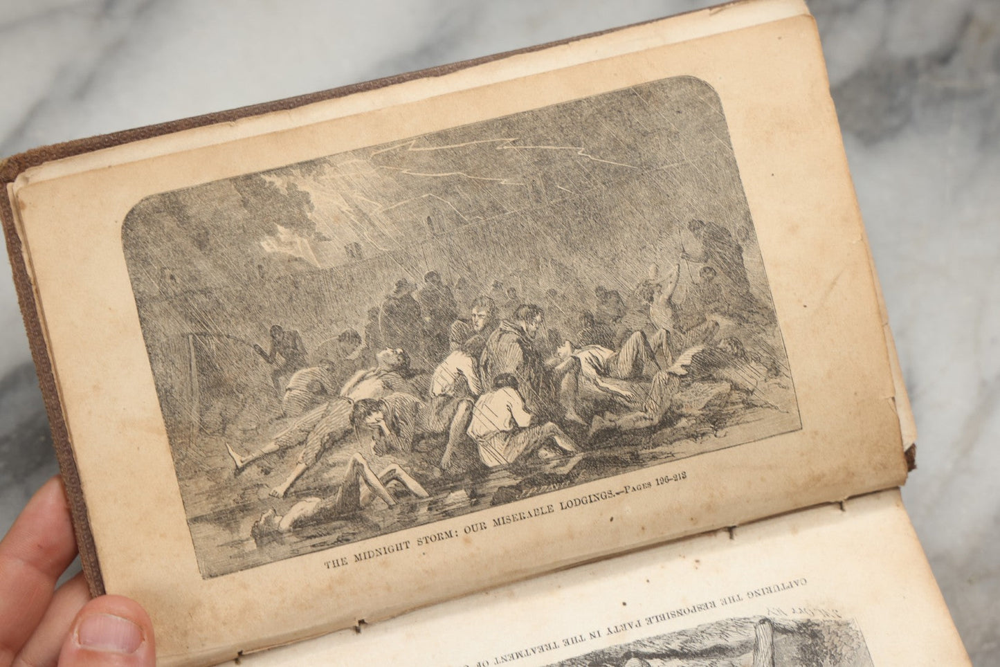 Lot 298 - "Life And Death In Rebel Prisons" Antique Civil War History Book By Robert H. Kellogg, Published By L. Stebbins, Hartford, Connecticut, 1865